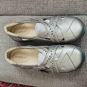 Irreform Metallic loafers